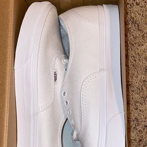 Brand new vans all white size 10.5